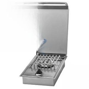60009 15K BTU SS DROP IN, SINGLE NG SIDE BURNER W/ LID