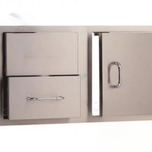 55875 38" SS, ACCESS DOOR & DRAWER COMBO