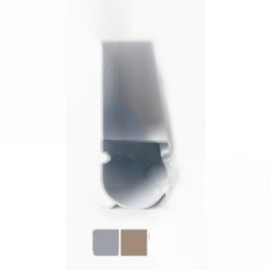 QP-7201W 6/CS 8' WHITE, STREAMLINE DRAIN