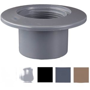 25524-207-000 2"SPGx1.5"FPT, DK GRY INSIDER WALL FITTING
