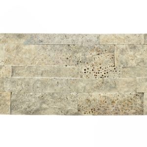 230-009 SILVER 1 SQF 5/CS, SPLIT FACE TRAV 7x20 PANEL