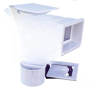 SP10841OM 1.5"FPT WHITE IG, VINYL/METAL SKIMMER W/ SQ LID